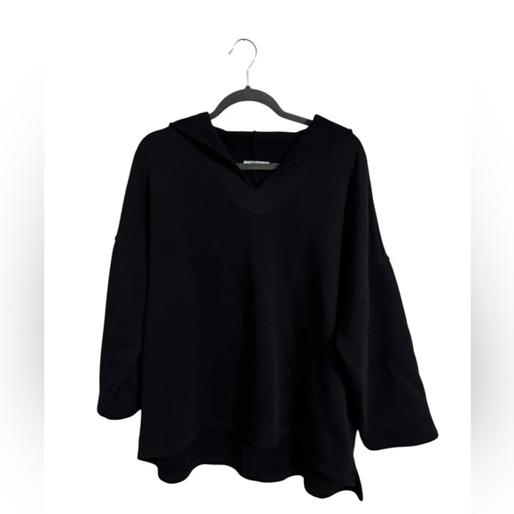 Habitat Tops - Habitat Black Oversized Pullover Sweatshirt XL
